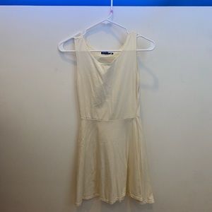 Basic white Brandy Melville cutout dress
